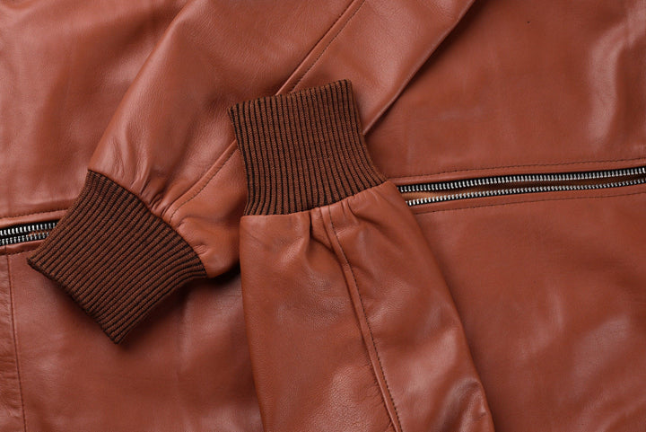 Johnny Depp Bomber Leather Jacket | Leather Jackets AU Primeleathershop