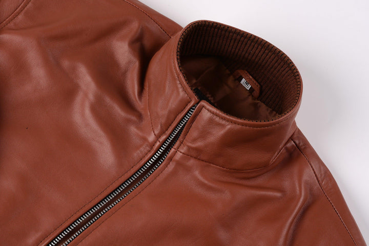 Johnny Depp Bomber Leather Jacket | Leather Jackets AU Primeleathershop