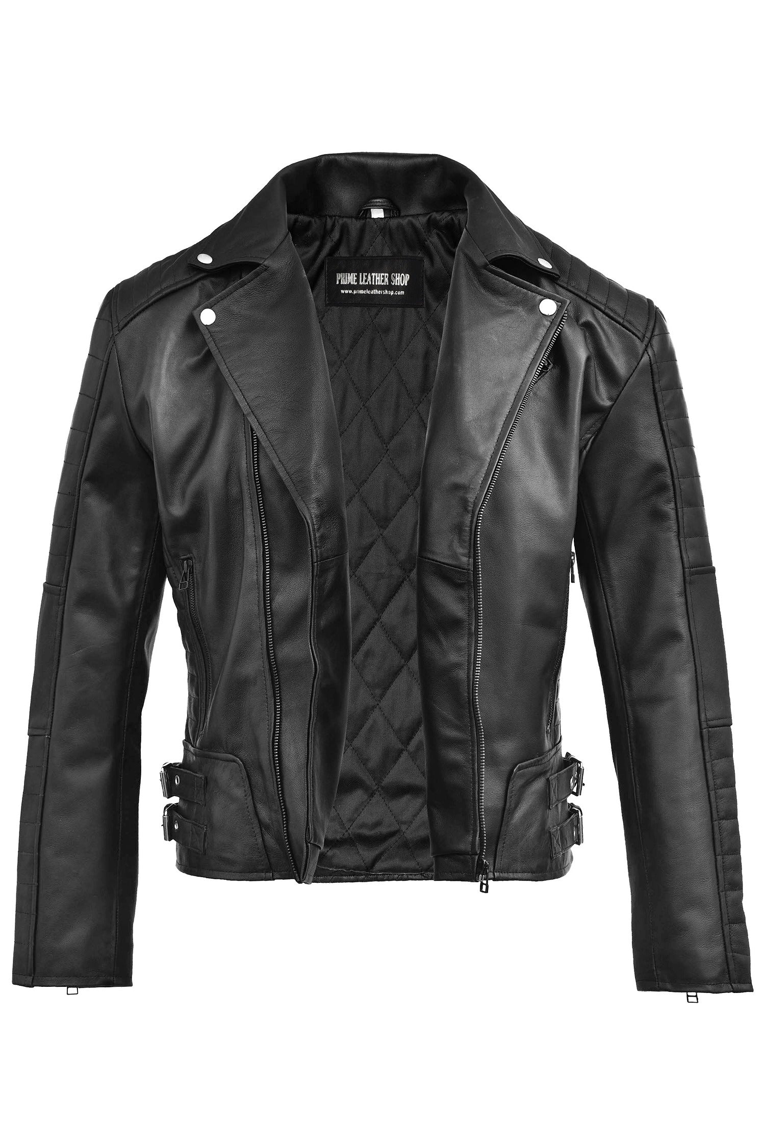 Juan Soto Biker Leather Jacket | Leather Jackets AU Primeleathershop