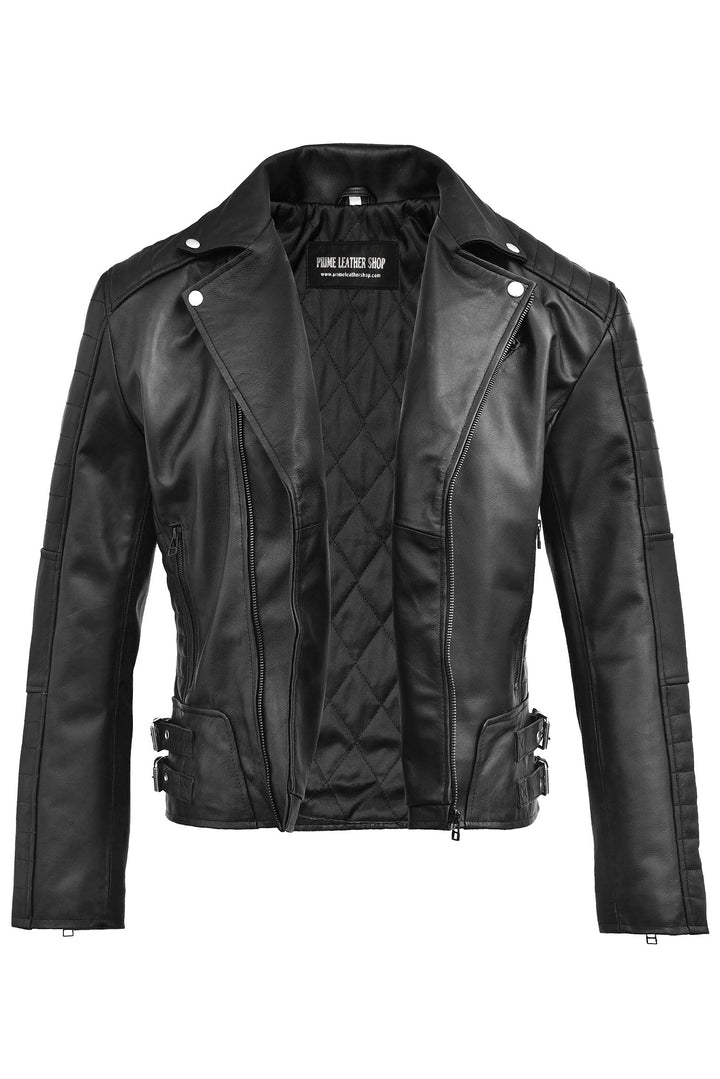 Juan Soto Biker Leather Jacket | Leather Jackets AU Primeleathershop
