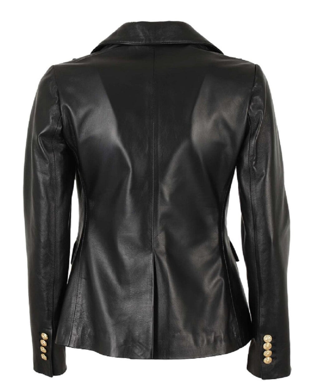 Julia Roberts Classic Leather Coat | Leather Jackets AU Primeleathershop