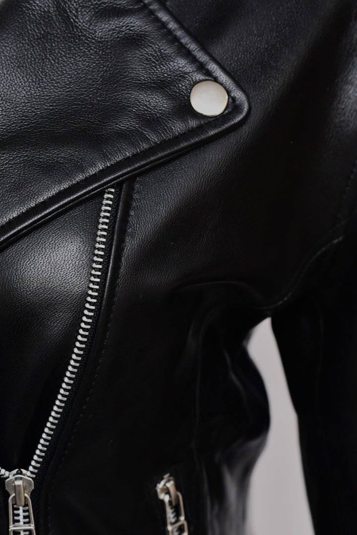 Kim Classic Biker Leather Jacket | Leather Jackets AU Primeleathershop