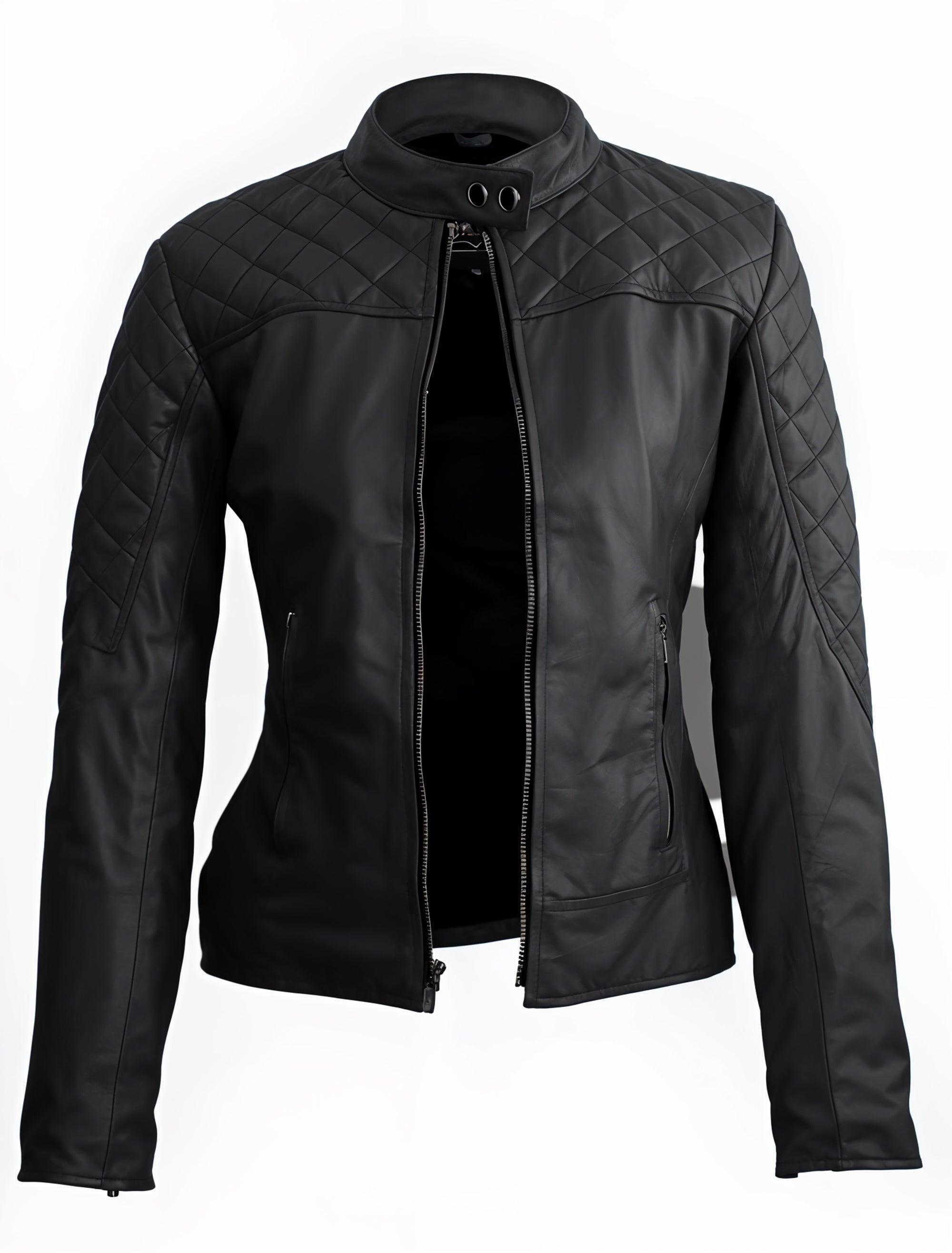 Kim Classic Leather Jacket | Leather Jackets AU Primeleathershop