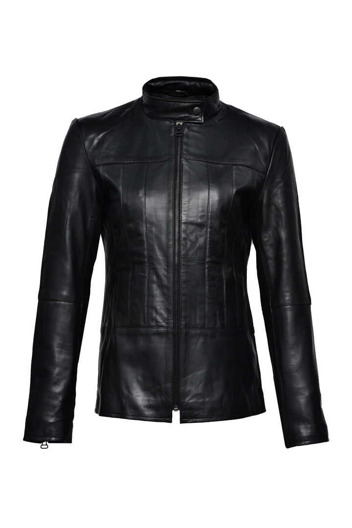 Lalisa Classic Biker Leather Jacket | Leather Jackets AU Primeleathershop