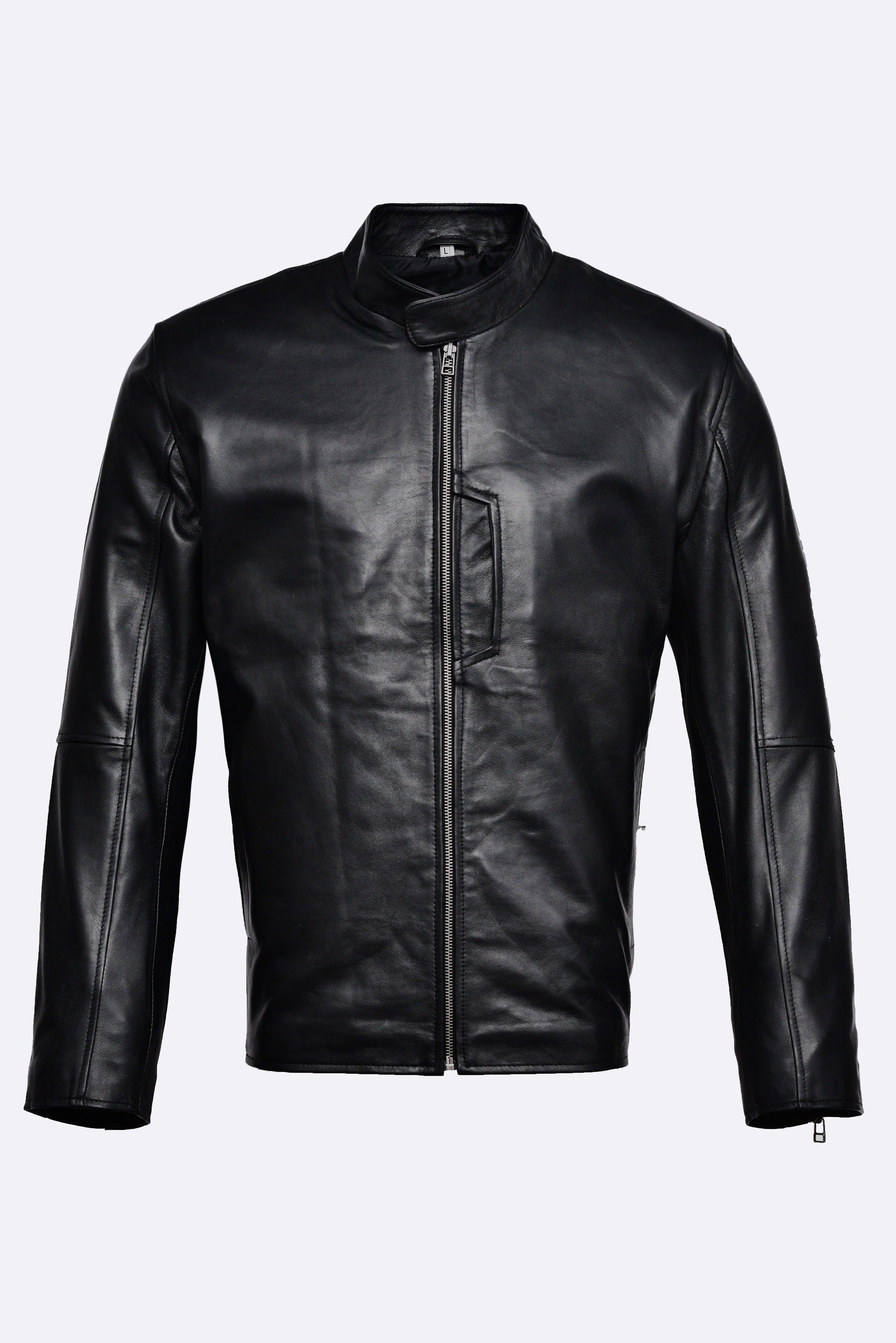 Louise Wilson Black Leather Jacket | Leather Jackets AU Primeleathershop