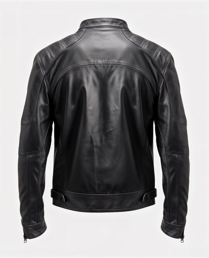 Louise Classic Black Leather Jacket | Leather Jackets AU Primeleathershop