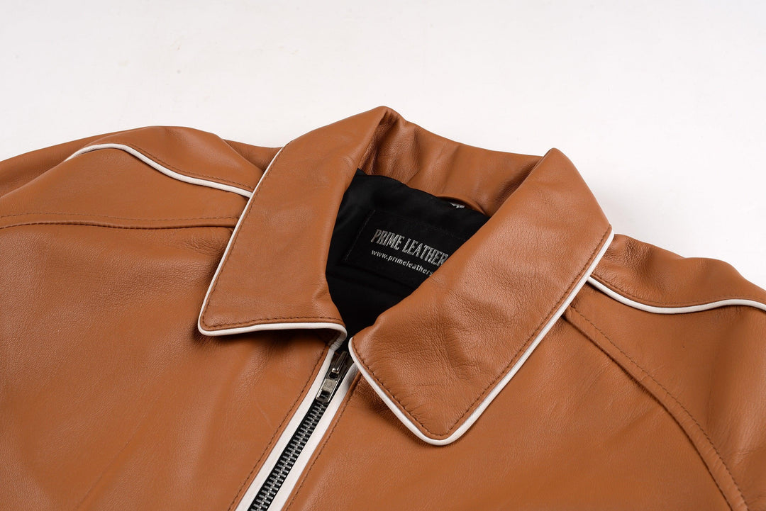 Loyola Varsity Bomber Leather Jacket | Leather Jackets AU Primeleathershop