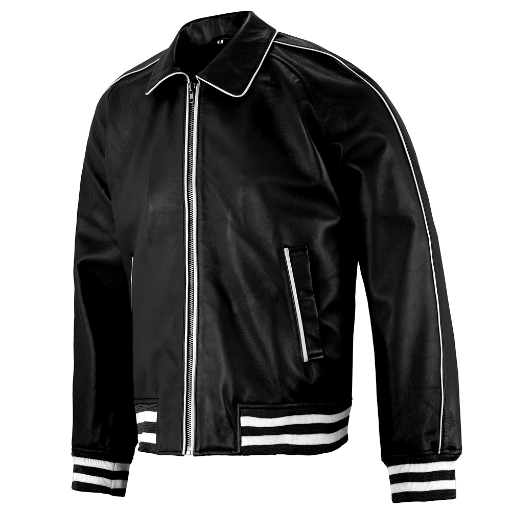 Loyola Varsity Bomber Leather Jacket | Leather Jackets AU Primeleathershop