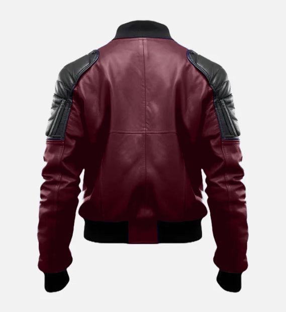 Classic Maroon Leather Jacket | Leather Jackets AU Primeleathershop