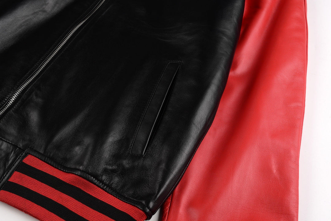 Maverick Leather Bomber Jacket | Leather Jackets AU Primeleathershop