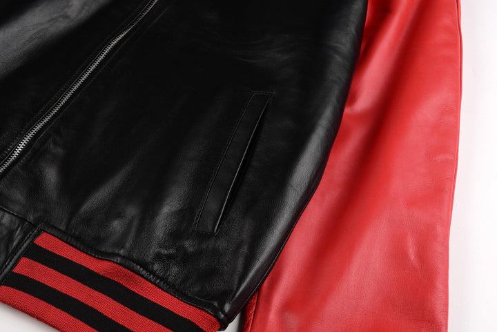 Maverick Leather Bomber Jacket | Leather Jackets AU Primeleathershop