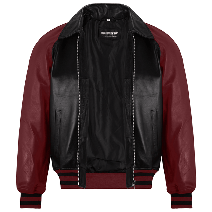 Maverick Leather Bomber Jacket | Leather Jackets AU Primeleathershop