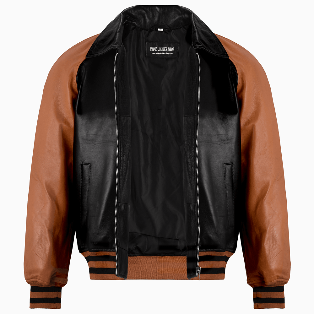 Maverick Leather Bomber Jacket | Leather Jackets AU Primeleathershop