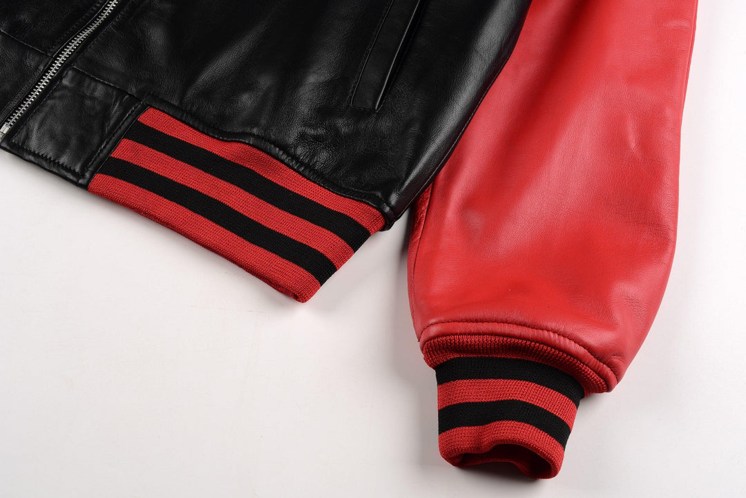 Maverick Leather Bomber Jacket | Leather Jackets AU Primeleathershop