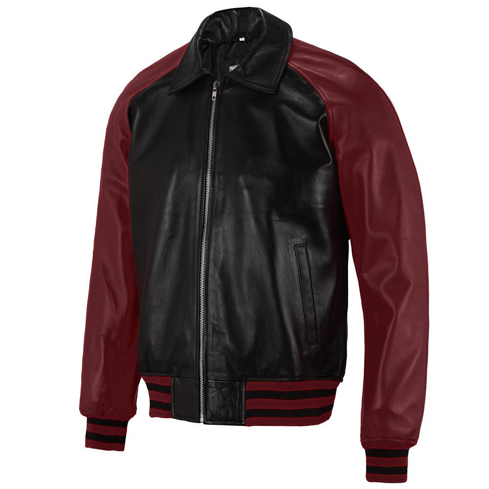 Maverick Leather Bomber Jacket | Leather Jackets AU Primeleathershop