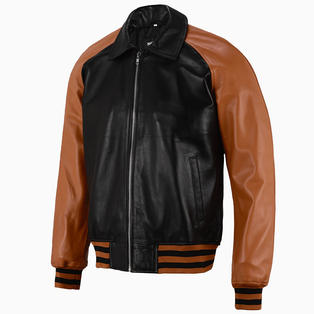 Maverick Leather Bomber Jacket | Leather Jackets AU Primeleathershop