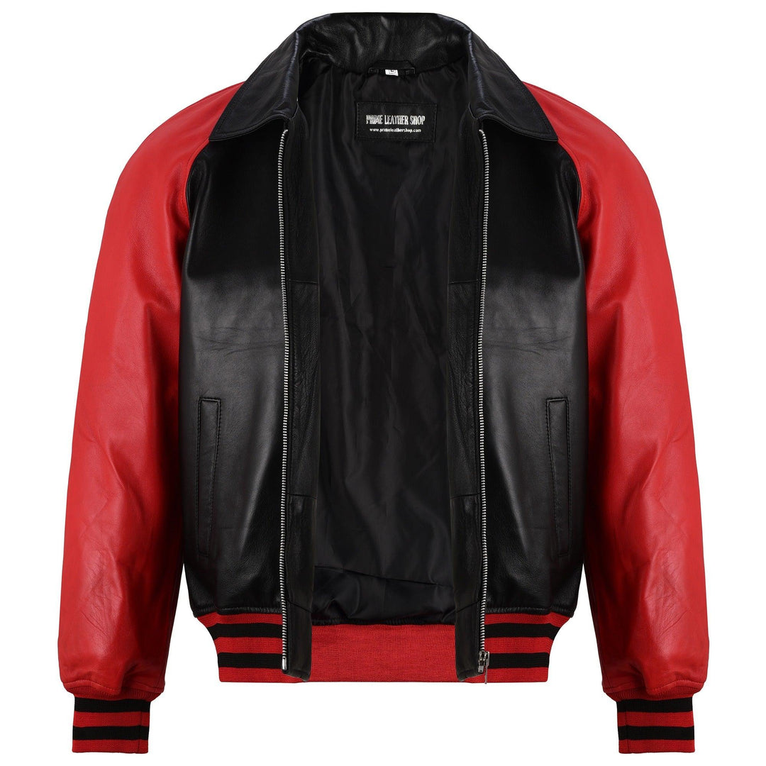 Maverick Leather Bomber Jacket | Leather Jackets AU Primeleathershop