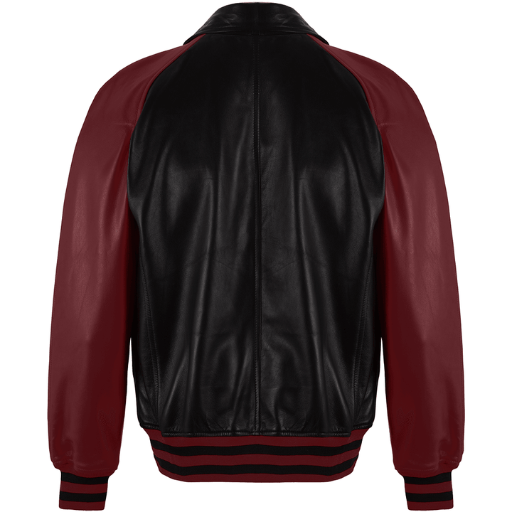 Maverick Leather Bomber Jacket | Leather Jackets AU Primeleathershop