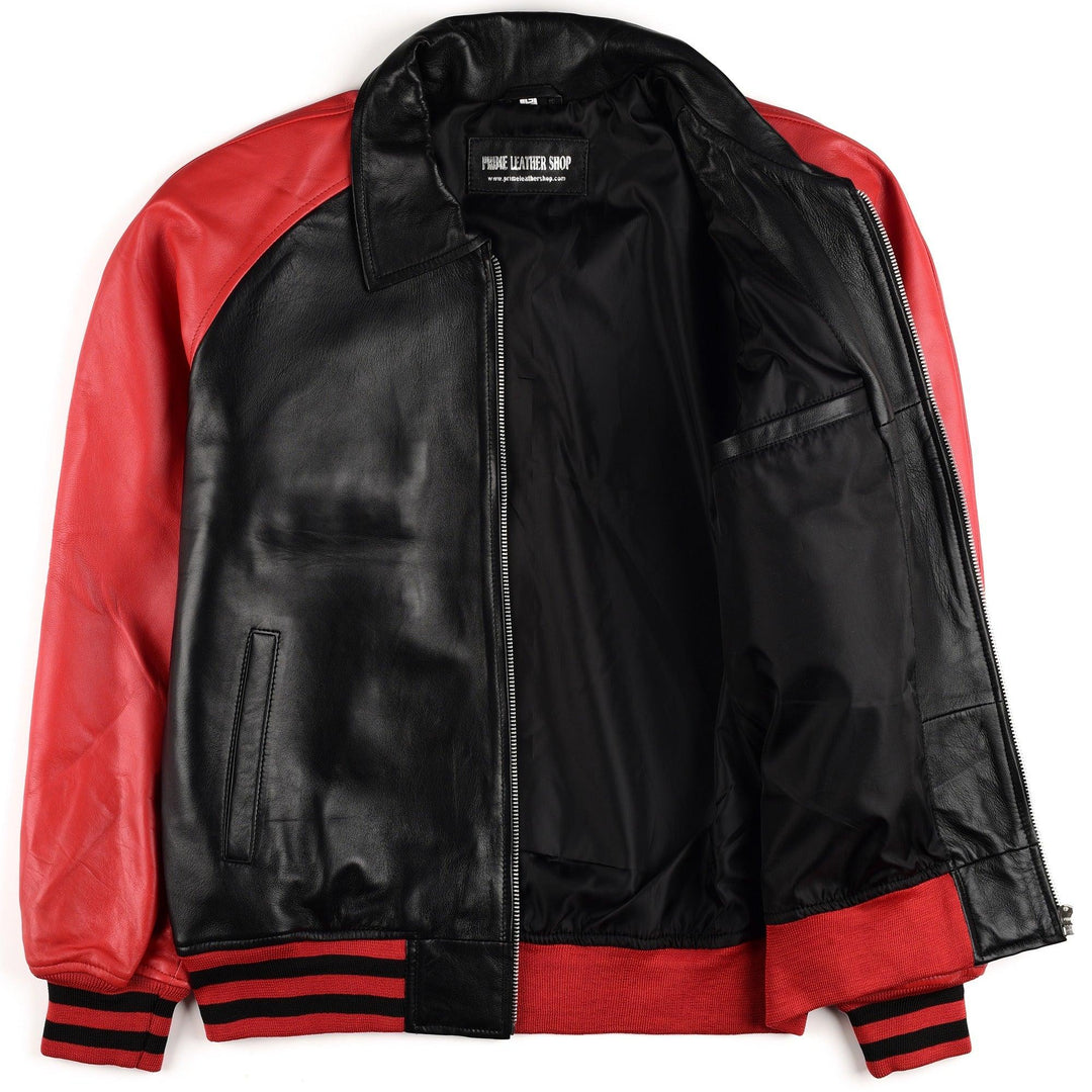 Maverick Leather Bomber Jacket | Leather Jackets AU Primeleathershop