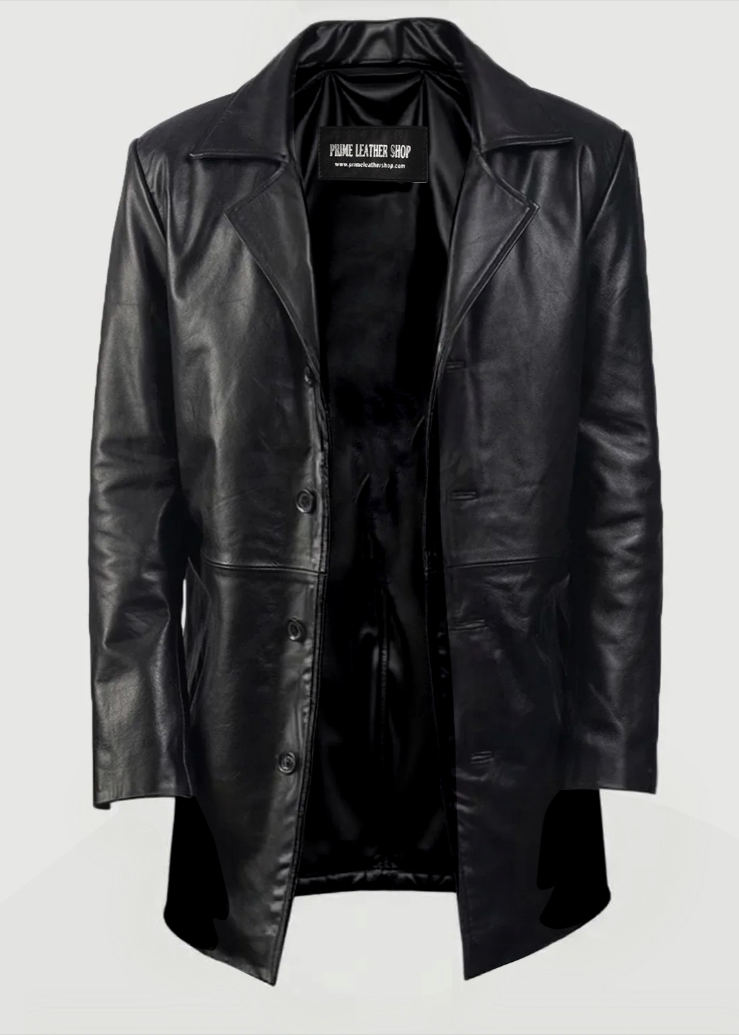 Mens Black Leather Coat - Alpine AU | Leather Jackets AU Primeleathershop