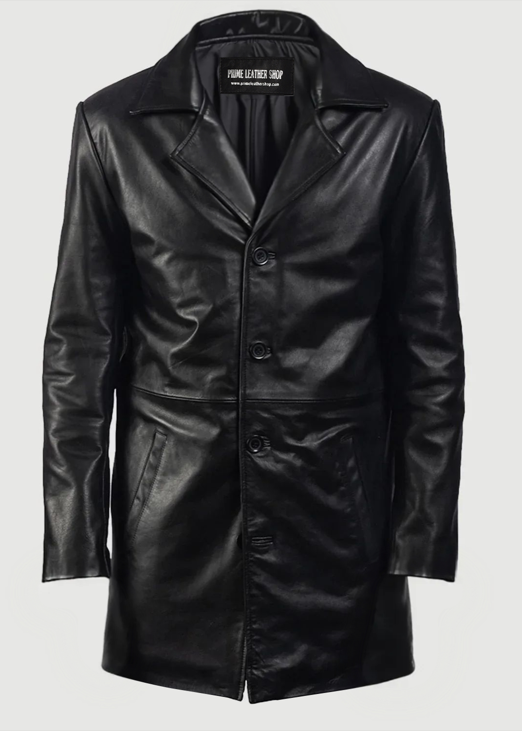 Mens Black Leather Coat - Alpine AU | Leather Jackets AU Primeleathershop