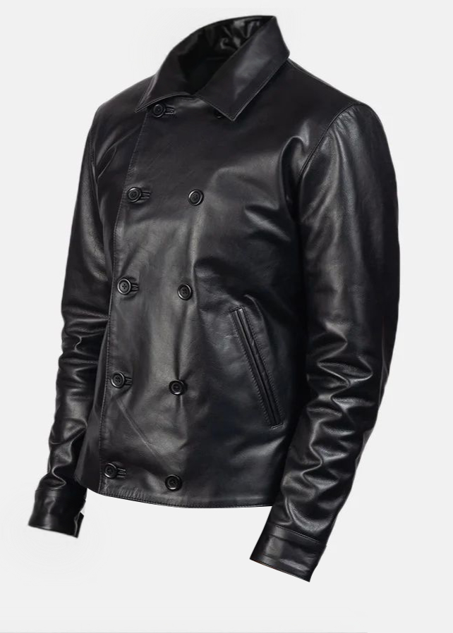 Mens Metal Hardware Biker Leather Jacket | Leather Jackets AU Primeleathershop