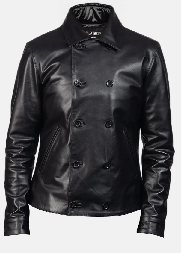 Mens Metal Hardware Biker Leather Jacket | Leather Jackets AU Primeleathershop