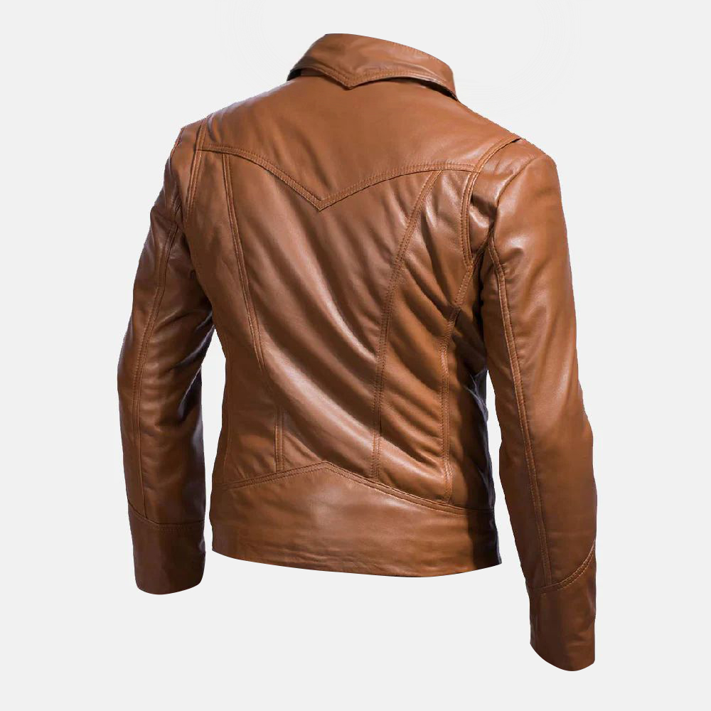 Mens Fringe Western Leather Jacket - Outback | Leather Jackets AU Primeleathershop