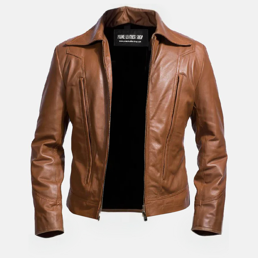 Mens Fringe Western Leather Jacket - Outback | Leather Jackets AU Primeleathershop