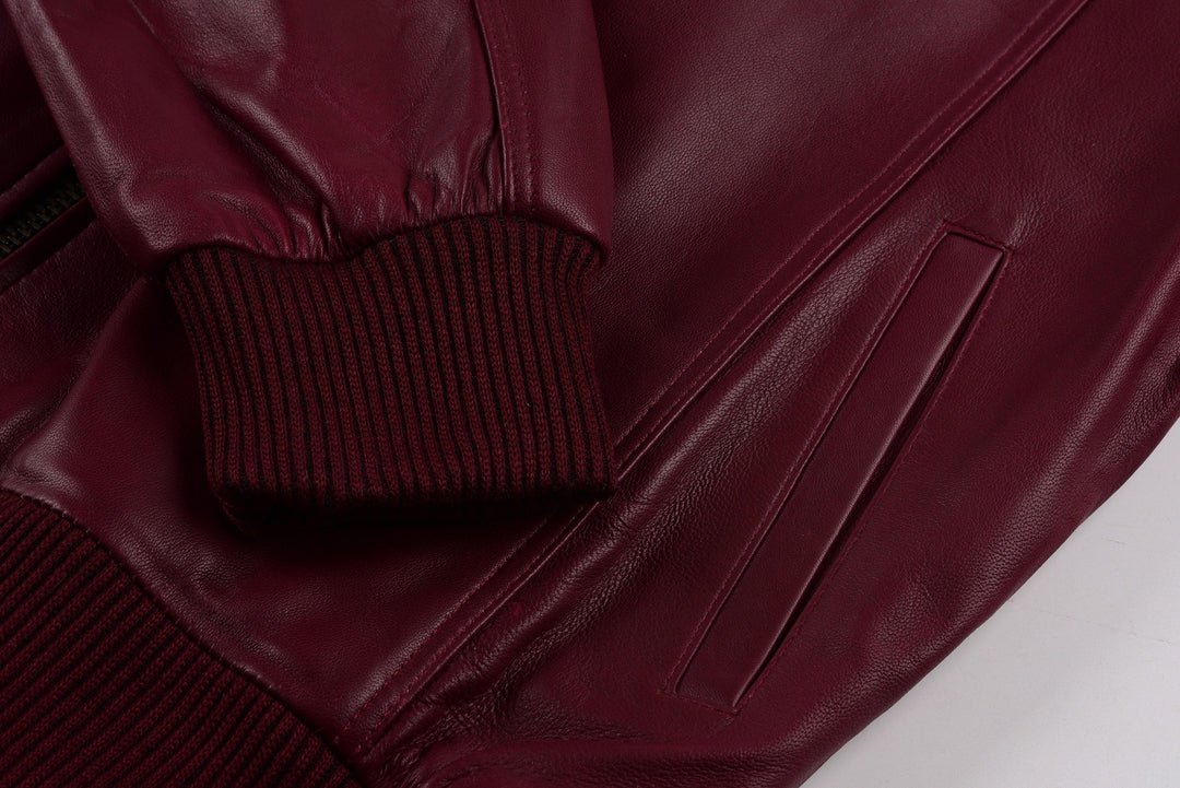 Mick Jagger Classic Bomber Leather Jacket | Leather Jackets AU Primeleathershop
