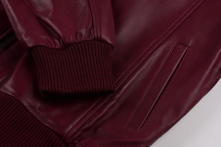 Mick Jagger Classic Bomber Leather Jacket | Leather Jackets AU Primeleathershop