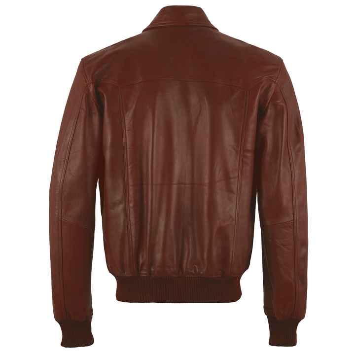 Mick Jagger Classic Bomber Leather Jacket | Leather Jackets AU Primeleathershop