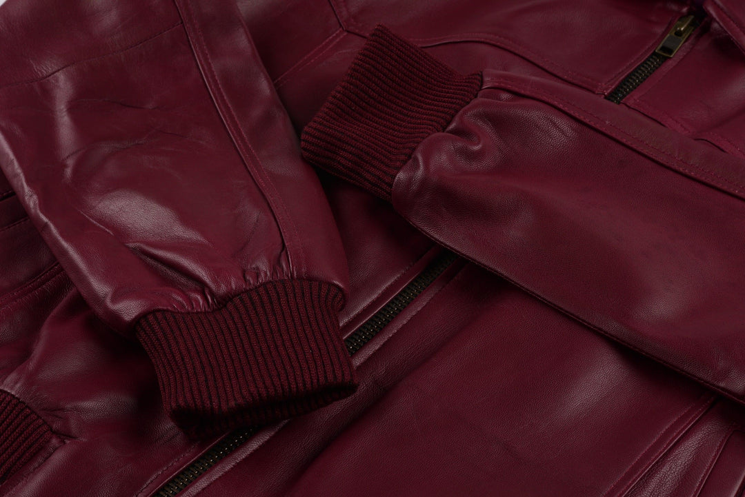 Mick Jagger Classic Bomber Leather Jacket | Leather Jackets AU Primeleathershop