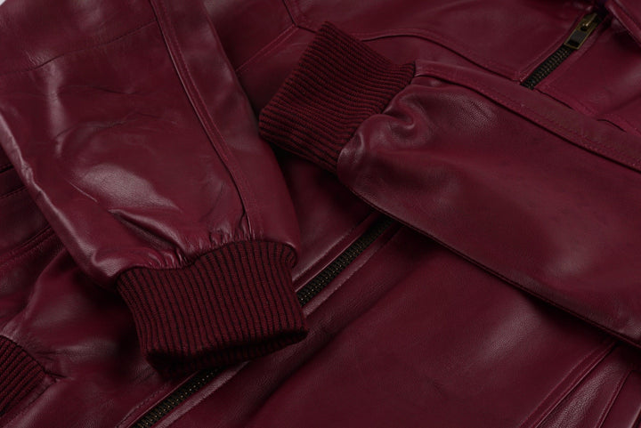Mick Jagger Classic Bomber Leather Jacket | Leather Jackets AU Primeleathershop