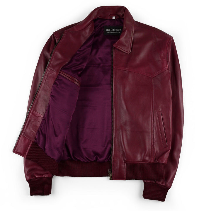 Mick Jagger Classic Bomber Leather Jacket | Leather Jackets AU Primeleathershop
