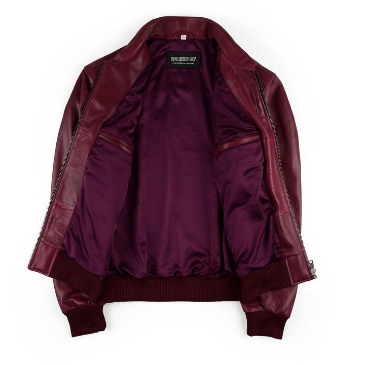 Mick Jagger Classic Bomber Leather Jacket | Leather Jackets AU Primeleathershop