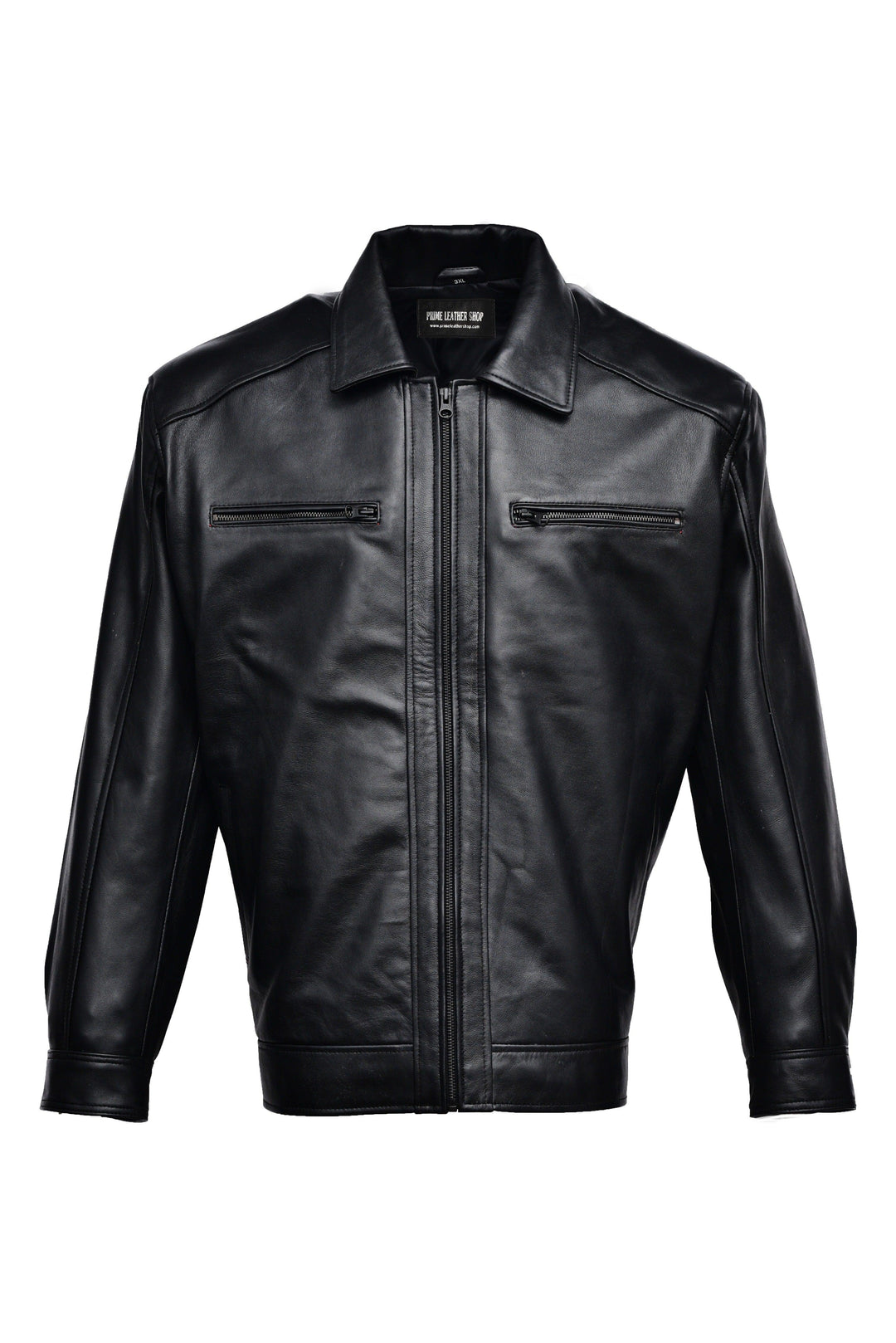 Musk Black Bomber Leather Jacket | Leather Jackets AU Primeleathershop