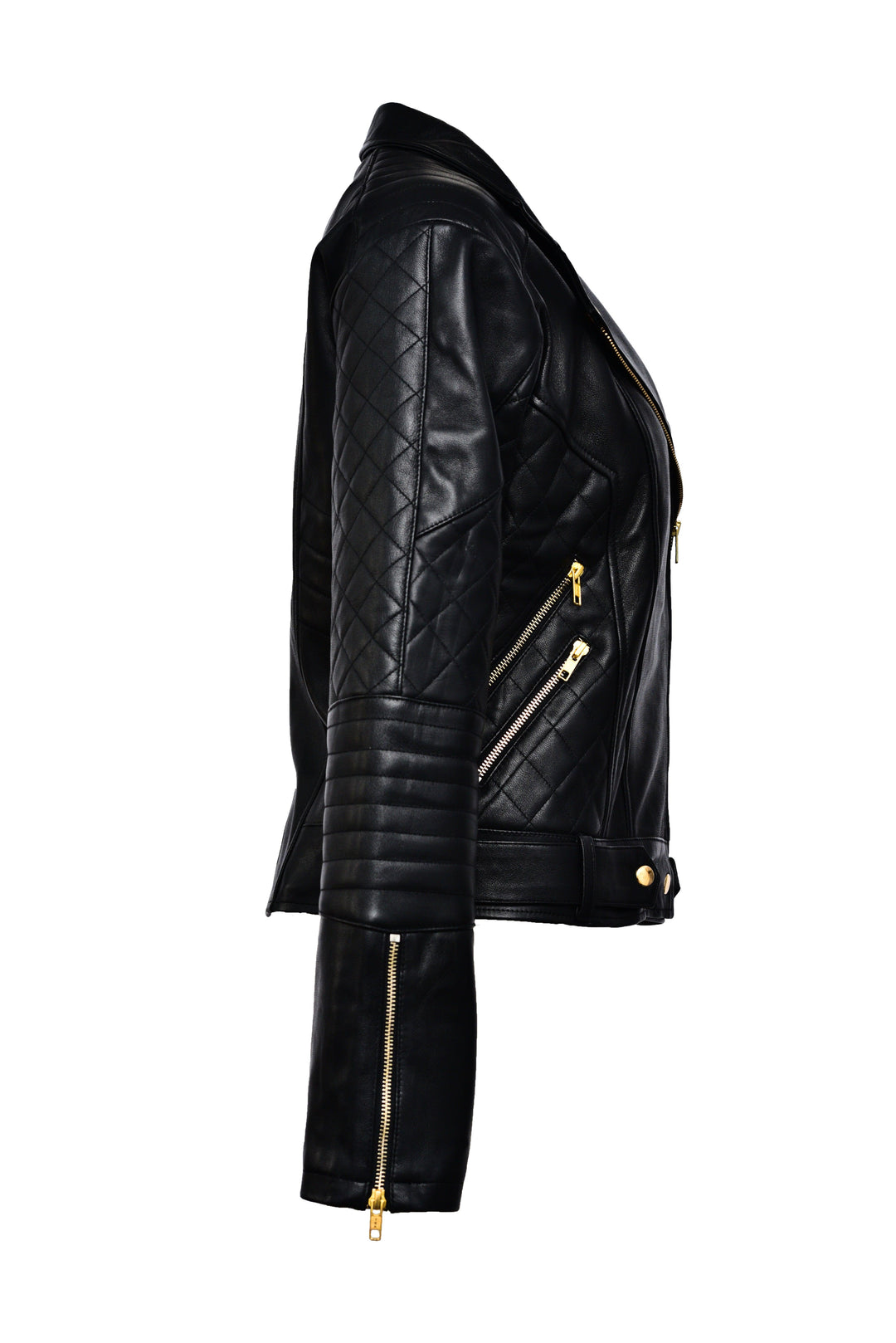 NightRider Black Leather Bomber Jacket | Leather Jackets AU Primeleathershop