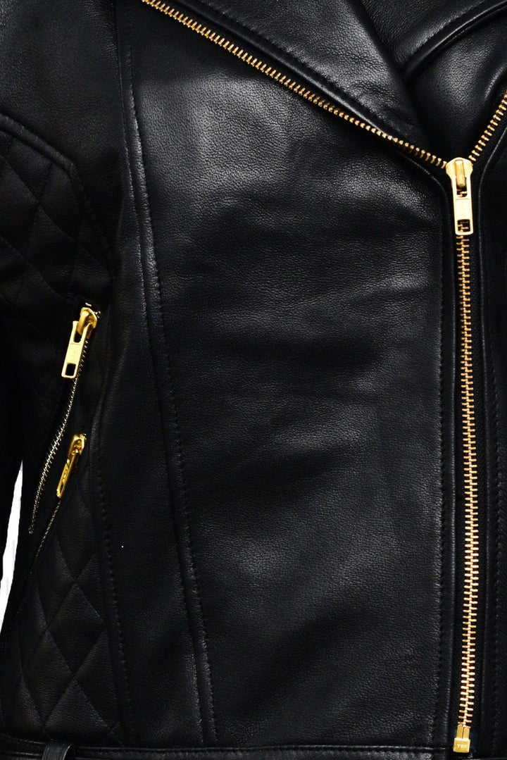 NightRider Black Leather Bomber Jacket | Leather Jackets AU Primeleathershop