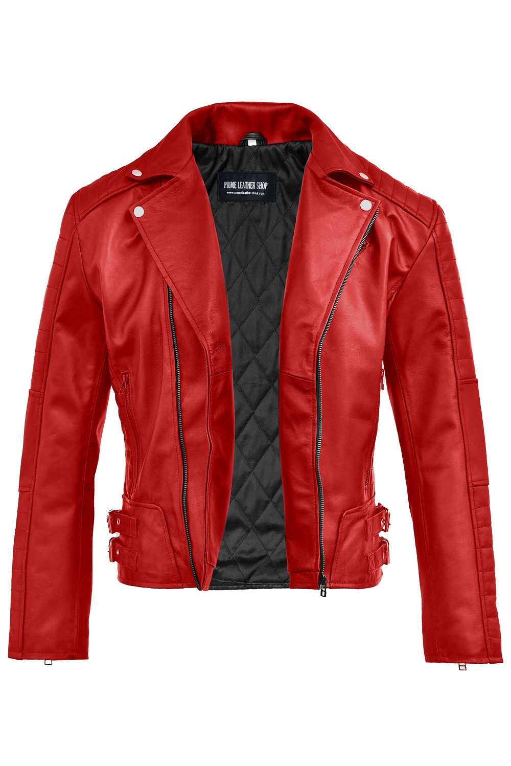 Pharell Williams Leather Biker Jacket | Leather Jackets AU Primeleathershop