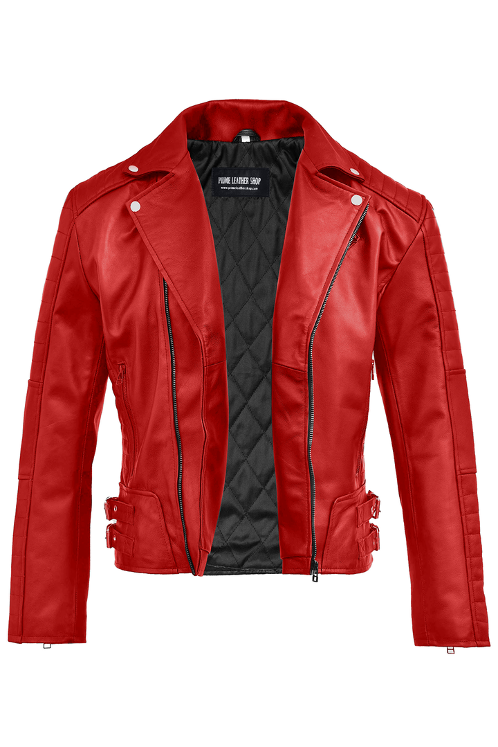 Pharell Williams Leather Biker Jacket | Leather Jackets AU Primeleathershop