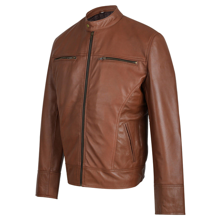 Ramsy Classic Leather Jacket | Leather Jackets AU Primeleathershop