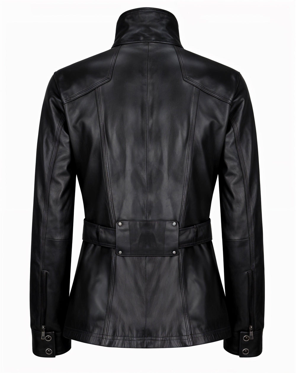 Reese Black Biker Leather Jacket | Leather Jackets AU Primeleathershop
