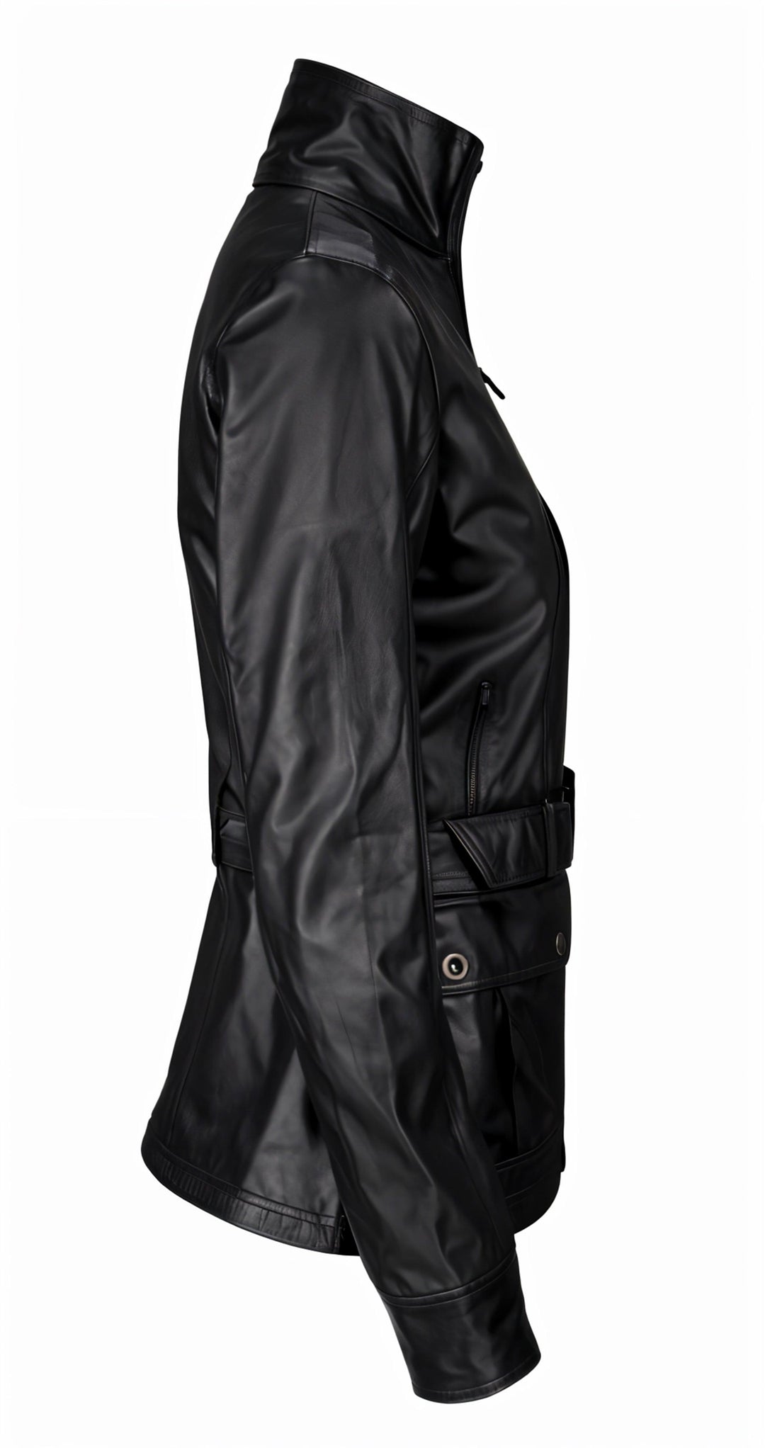 Reese Black Biker Leather Jacket | Leather Jackets AU Primeleathershop