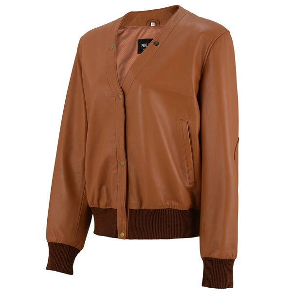 Scarlett J Classic Leather Jacket | Leather Jackets AU Primeleathershop
