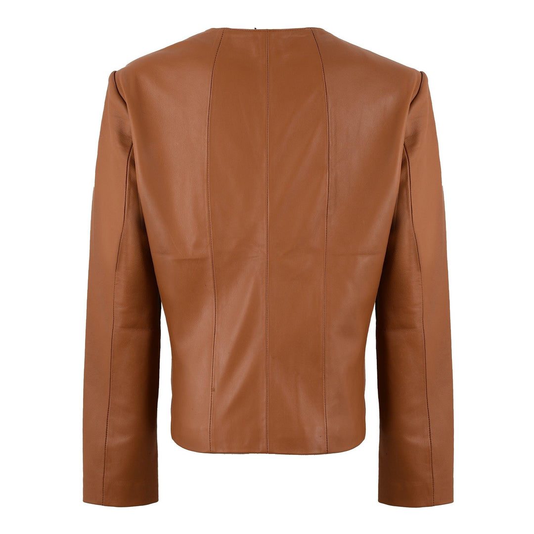 Serena W Classic Leather Jacket | Leather Jackets AU Primeleathershop