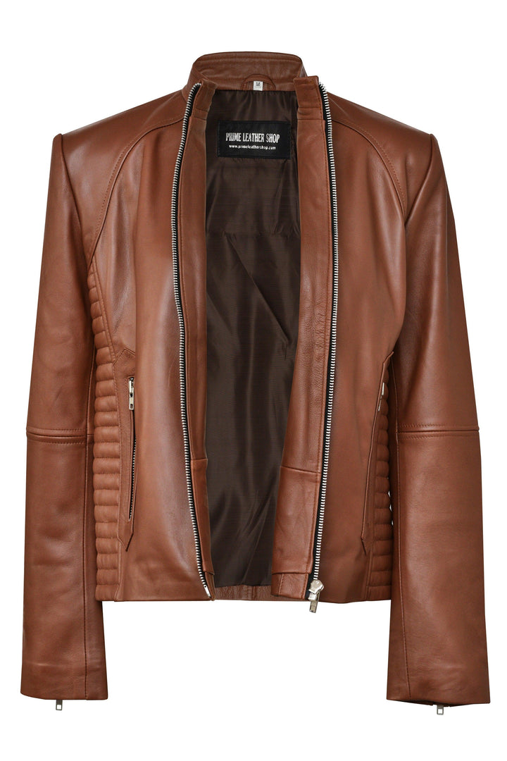 Swifties Brown Leather Jacket | Leather Jackets AU Primeleathershop