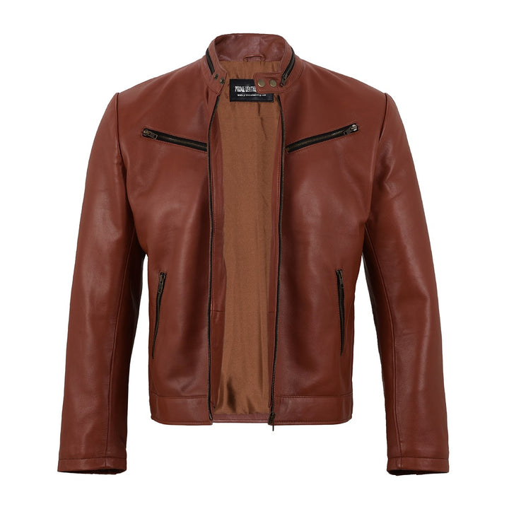 Tom Hanks Classic Brown Leather Jacket | Leather Jackets AU Primeleathershop