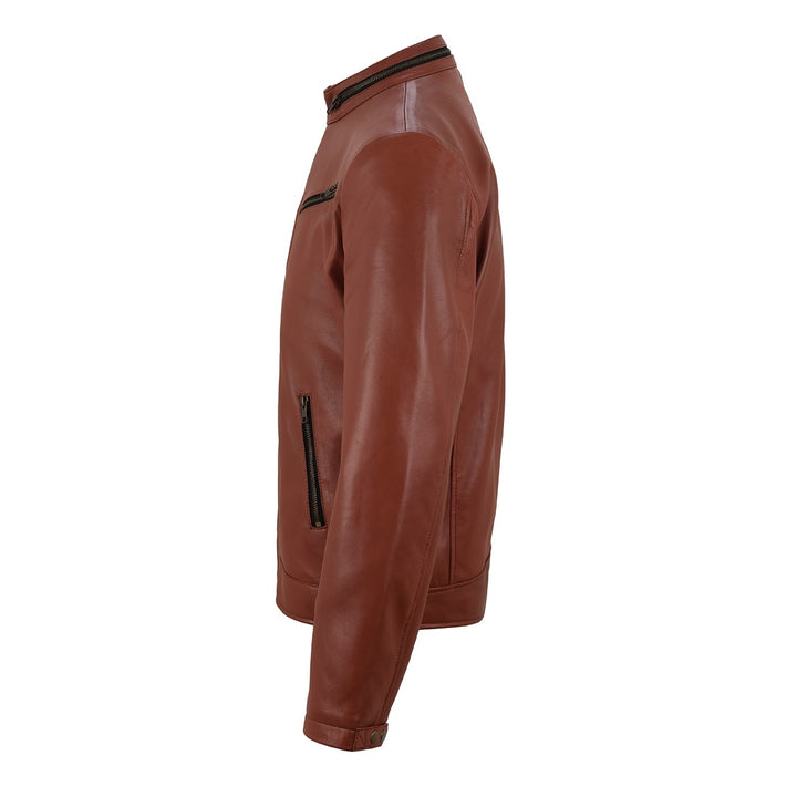 Tom Hanks Classic Brown Leather Jacket | Leather Jackets AU Primeleathershop