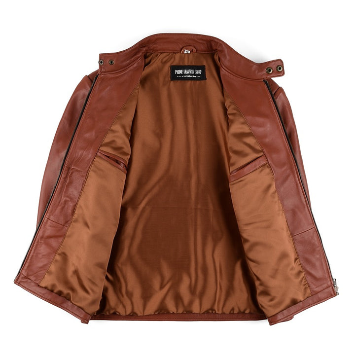 Tom Hanks Classic Brown Leather Jacket | Leather Jackets AU Primeleathershop